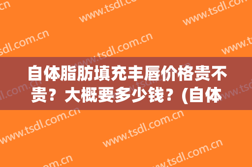自体脂肪填充丰唇价格贵不贵？大概要多少钱？(自体脂肪丰唇手术一般多少钱)
