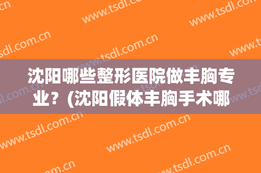 沈阳哪些整形医院做丰胸专业？(沈阳假体丰胸手术哪家好)