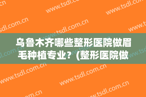 乌鲁木齐哪些整形医院做眉毛种植专业？(整形医院做眉毛好吗)
