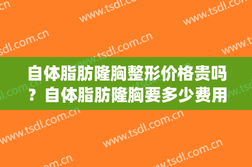 自体脂肪隆胸整形价格贵吗？自体脂肪隆胸要多少费用？(自体脂肪隆胸大概多少钱)