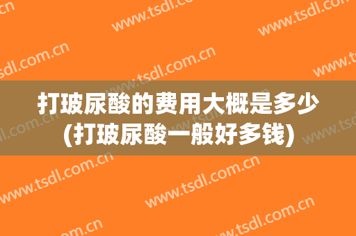 打玻尿酸的费用大概是多少(打玻尿酸一般好多钱)