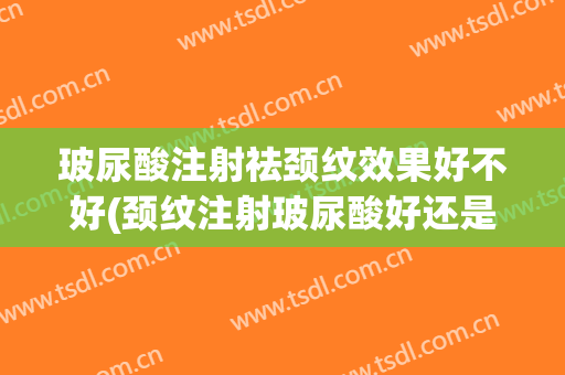 玻尿酸注射祛颈纹效果好不好(颈纹注射玻尿酸好还是除皱好)