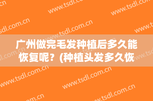 广州做完毛发种植后多久能恢复呢？(种植头发多久恢复)