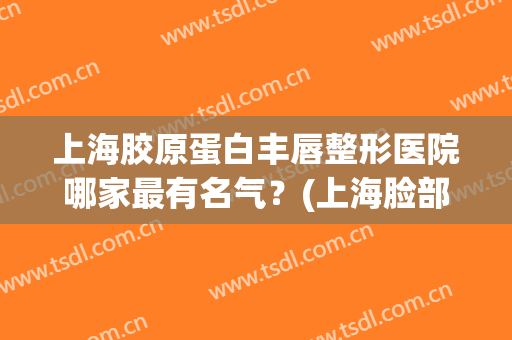 上海胶原蛋白丰唇整形医院哪家最有名气？(上海脸部整形哪个医院好)