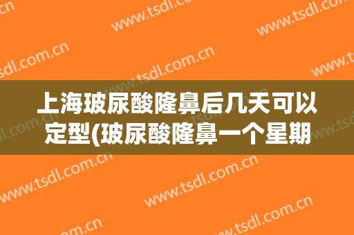 上海玻尿酸隆鼻后几天可以定型(玻尿酸隆鼻一个星期定型了吗)