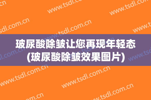 玻尿酸除皱让您再现年轻态(玻尿酸除皱效果图片)