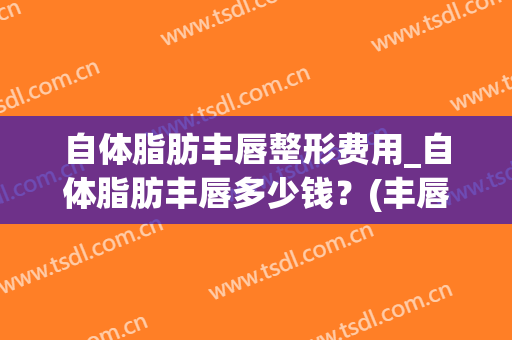 自体脂肪丰唇整形费用_自体脂肪丰唇多少钱？(丰唇整形需要多少钱)
