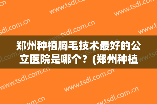 郑州种植胸毛技术最好的公立医院是哪个？(郑州种植胸毛技术最好的公立医院是哪个医生)