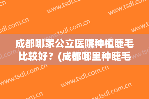成都哪家公立医院种植睫毛比较好？(成都哪里种睫毛种的好)