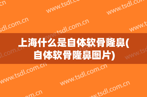 上海什么是自体软骨隆鼻(自体软骨隆鼻图片)