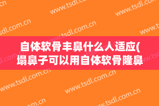 自体软骨丰鼻什么人适应(塌鼻子可以用自体软骨隆鼻吗)