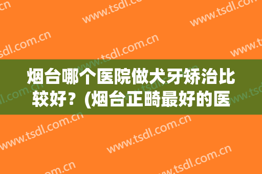 烟台哪个医院做犬牙矫治比较好？(烟台正畸最好的医院)