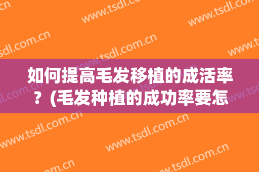 如何提高毛发移植的成活率？(毛发种植的成功率要怎么才能提高)