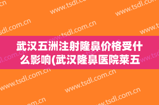 武汉五洲注射隆鼻价格受什么影响(武汉隆鼻医院莱五洲)