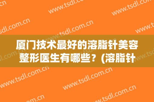 厦门技术最好的溶脂针美容整形医生有哪些？(溶脂针哪里好)