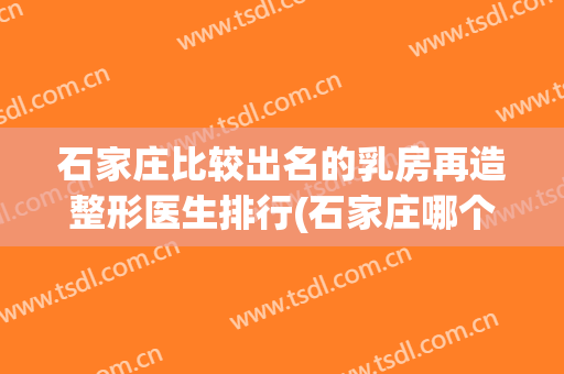 石家庄比较出名的乳房再造整形医生排行(石家庄哪个医院整容最好)
