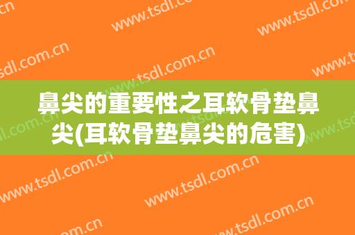 鼻尖的重要性之耳软骨垫鼻尖(耳软骨垫鼻尖的危害)
