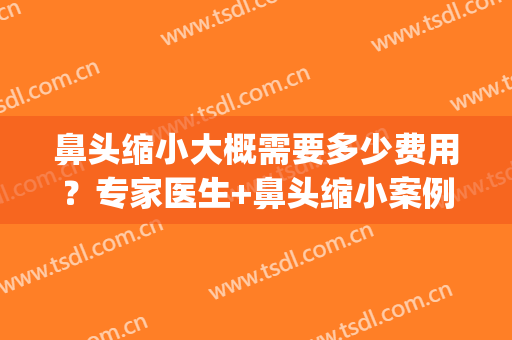 鼻头缩小大概需要多少费用？专家医生+鼻头缩小案例展示(鼻头缩小的费用)