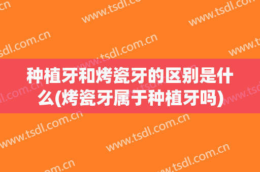 种植牙和烤瓷牙的区别是什么(烤瓷牙属于种植牙吗)
