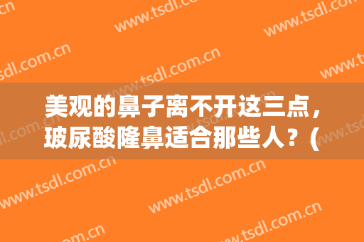 美观的鼻子离不开这三点，玻尿酸隆鼻适合那些人？(玻尿酸隆鼻和手术隆鼻哪个更自然)