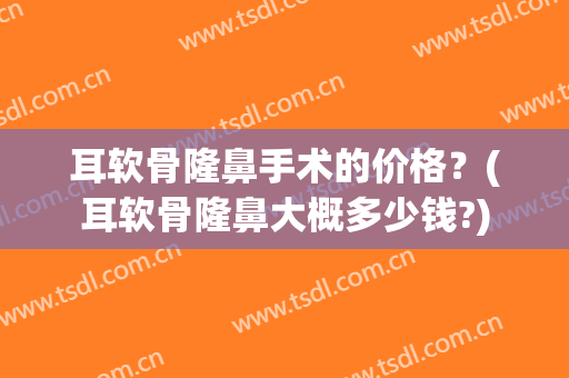 耳软骨隆鼻手术的价格？(耳软骨隆鼻大概多少钱?)