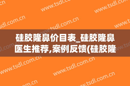 硅胶隆鼻价目表_硅胶隆鼻医生推荐,案例反馈(硅胶隆鼻梁价格)