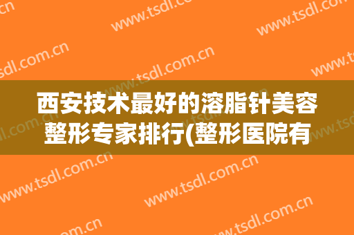 西安技术最好的溶脂针美容整形专家排行(整形医院有溶脂针吗)