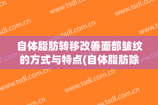 自体脂肪转移改善面部皱纹的方式与特点(自体脂肪除皱恢复期)