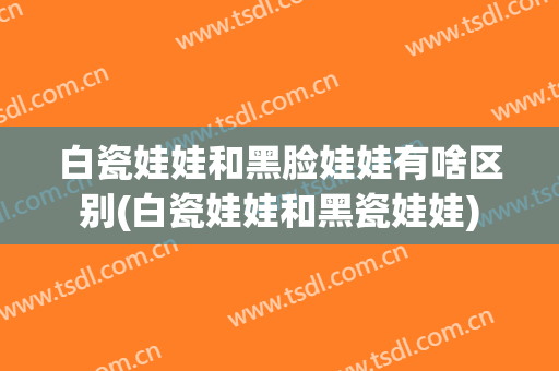 白瓷娃娃和黑脸娃娃有啥区别(白瓷娃娃和黑瓷娃娃)