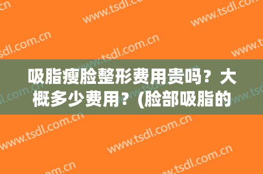 吸脂瘦脸整形费用贵吗？大概多少费用？(脸部吸脂的费用)
