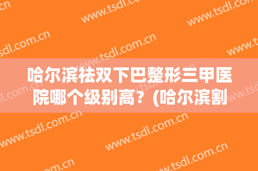 哈尔滨祛双下巴整形三甲医院哪个级别高?(哈尔滨割双眼皮排行榜) 哈尔滨祛双下巴整形三甲医院哪个级别高?(哈尔滨割双眼皮排行榜)
