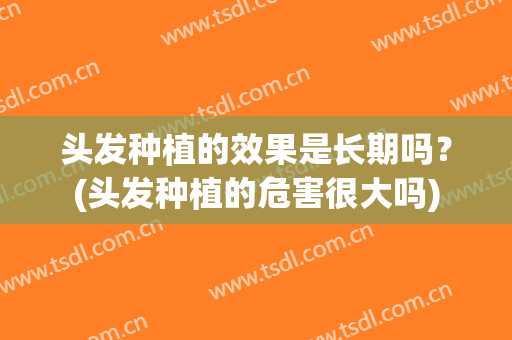 头发种植的效果是长期吗？(头发种植的危害很大吗)