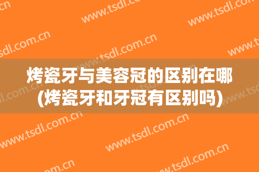 烤瓷牙与美容冠的区别在哪(烤瓷牙和牙冠有区别吗)