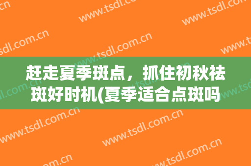 赶走夏季斑点，抓住初秋祛斑好时机(夏季适合点斑吗)