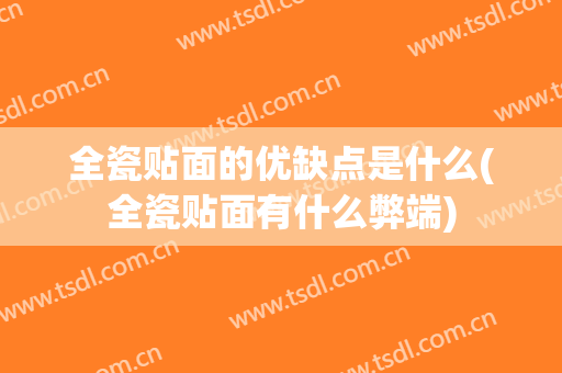 全瓷贴面的优缺点是什么(全瓷贴面有什么弊端)