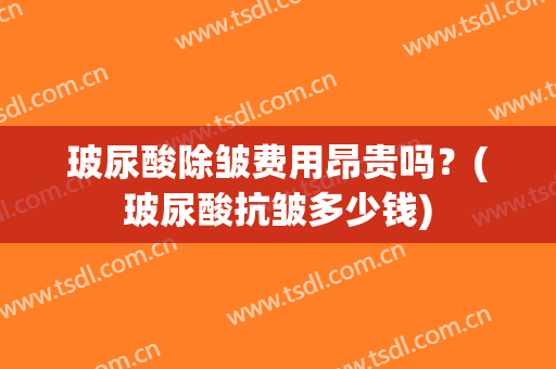 玻尿酸除皱费用昂贵吗？(玻尿酸抗皱多少钱)
