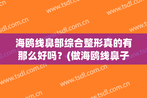 海鸥线鼻部综合整形真的有那么好吗？(做海鸥线鼻子难度大吗)