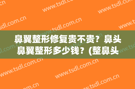 鼻翼整形修复贵不贵？鼻头鼻翼整形多少钱？(整鼻头鼻翼需要多少钱)