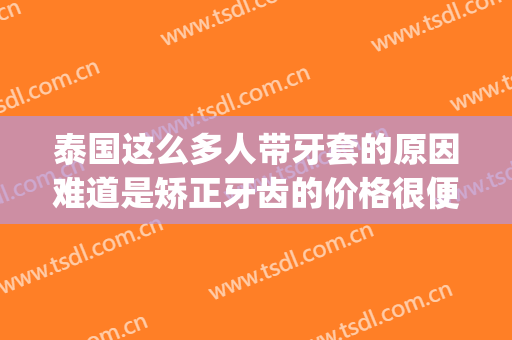 泰国这么多人带牙套的原因难道是矫正牙齿的价格很便宜吗？(为什么泰国人带牙套)