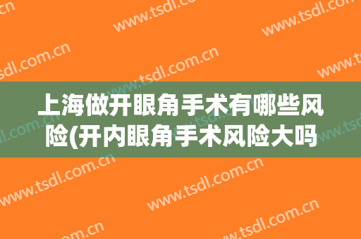 上海做开眼角手术有哪些风险(开内眼角手术风险大吗)