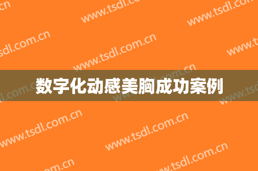 数字化动感美胸成功案例