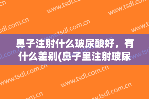 鼻子注射什么玻尿酸好，有什么差别(鼻子里注射玻尿酸的坏处)