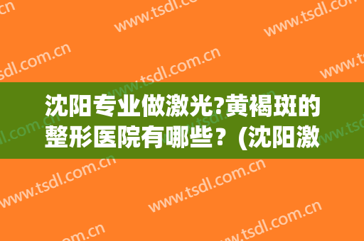 沈阳专业做激光?黄褐斑的整形医院有哪些？(沈阳激光美容医院哪家好)