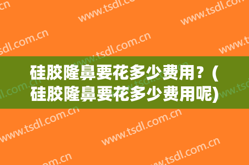 硅胶隆鼻要花多少费用？(硅胶隆鼻要花多少费用呢)