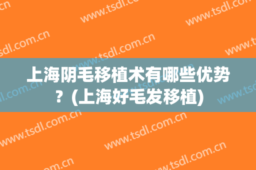上海阴毛移植术有哪些优势？(上海好毛发移植)