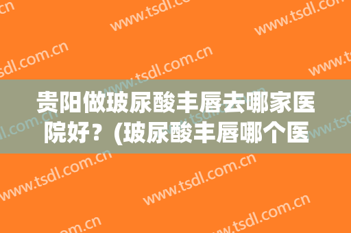 贵阳做玻尿酸丰唇去哪家医院好？(玻尿酸丰唇哪个医院好)
