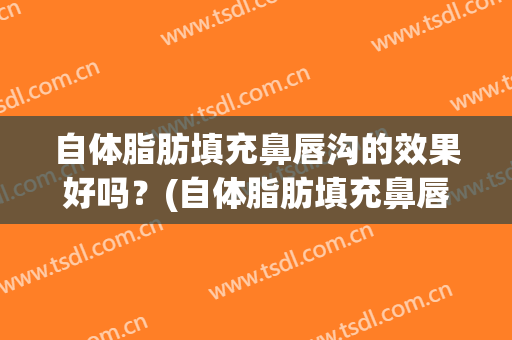 自体脂肪填充鼻唇沟的效果好吗？(自体脂肪填充鼻唇沟的效果好吗多少钱)