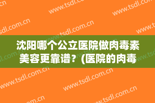 沈阳哪个公立医院做肉毒素美容更靠谱？(医院的肉毒素跟美容院的一样吗)