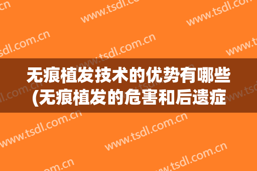 无痕植发技术的优势有哪些(无痕植发的危害和后遗症)