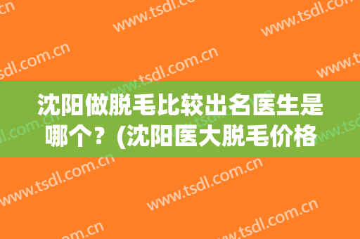 沈阳做脱毛比较出名医生是哪个？(沈阳医大脱毛价格)